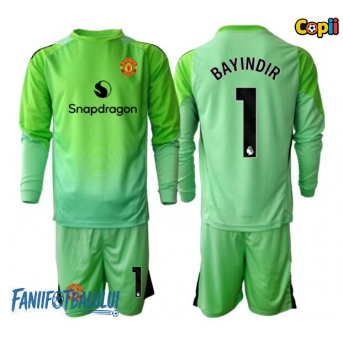 Manchester United Altay Bayindir #1 Portarii Echipament de Fotbal Replică 2025-26 Copii Treilea Mâneci Lungi (+ Șorturi)
